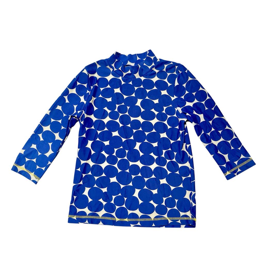 Mini Boden Long Sleeve Rash Guard Swim Top Size 7/8